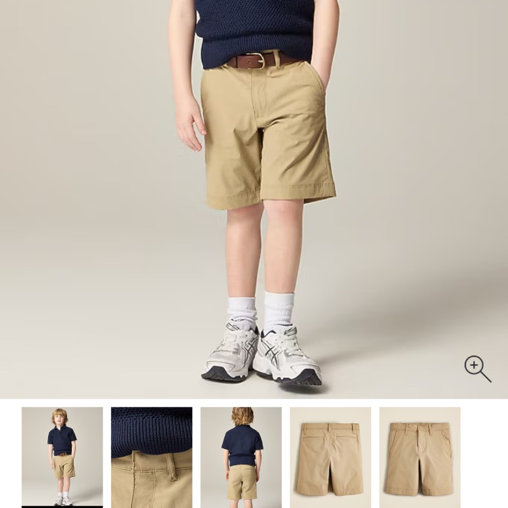 J.Crew Crewcuts Boys' Stanton tech shorts size 14 in Khaki